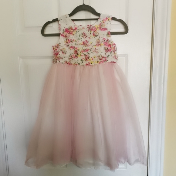 Girl's flower party dress - Picture 1 of 5